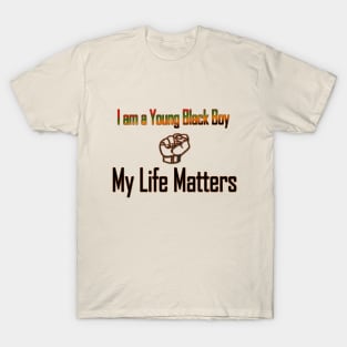 Young black boy live matters T-Shirt